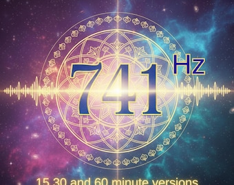 741 Hz solfeggiofrekvensmusik | 15/30/60 min spår | Kommersiellt bruk