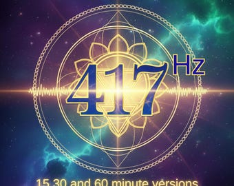 417 Hz Solfeggio Frequency Music | 15/30/60 Min Tracks |  Commercial Use | For Liberating Guilt and Fear