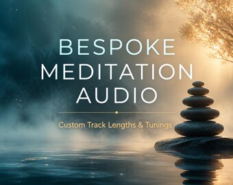 Custom Meditation Audio, Solfeggio, Binaural Beats, Hz Tuning (Commercial Use)