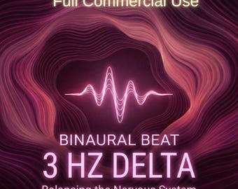 3 Hz Delta Binaural Beats for Nervous System Balance, Deep Sleep & Physical Healing