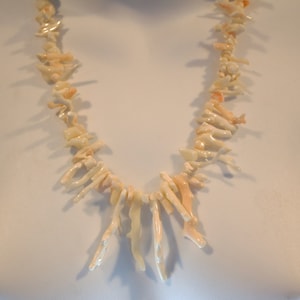 Vintage Angel Skin Branch Coral Necklaces