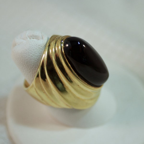 Onyx Cocktail Ring - Etsy