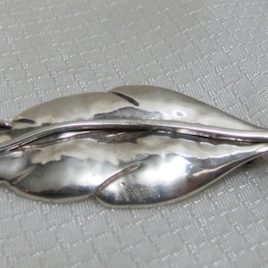 Taxco Vintage Sterling Blatt Brosche