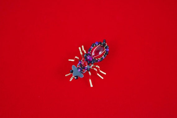 Retired U2K Liztech Spider Bug Brooch - image 1
