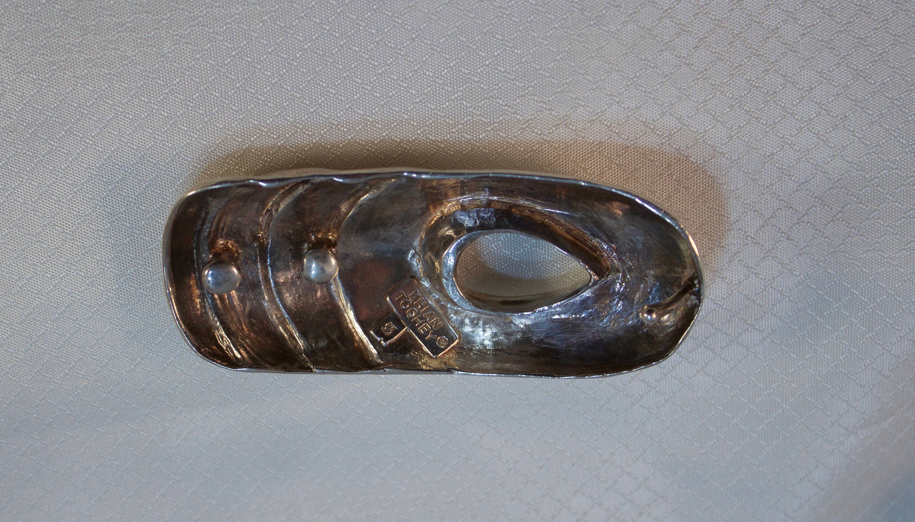 Brian Toohey Sterling Scalloped Belt Buckle - Etsy Sweden