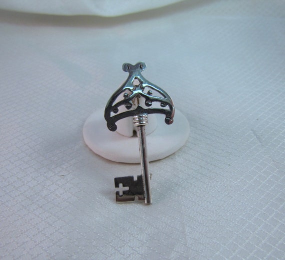 Vintage Sterling Taxco Victorian-Southwestern Ste… - image 1