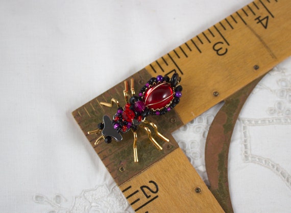 Retired U2K Liztech Spider Bug Brooch - image 4
