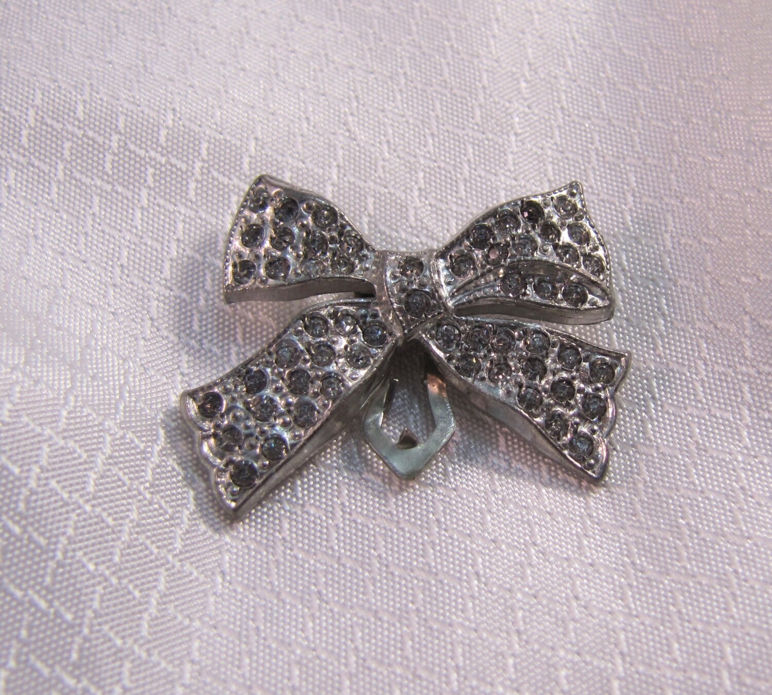 超歓迎 Dress Ribbon C1940's Clip, Clip Dress Rhinestone Clip, Fur 小物