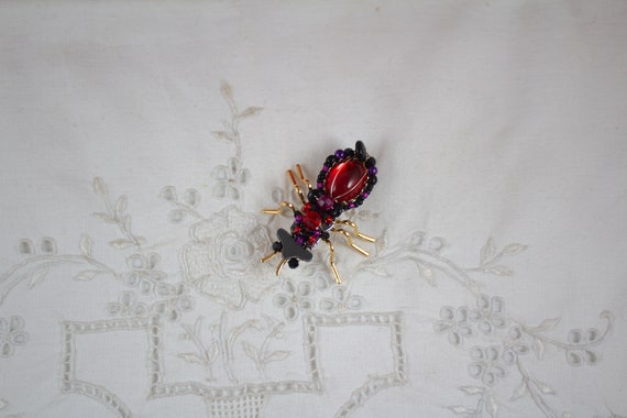 Retired U2K Liztech Spider Bug Brooch - image 2