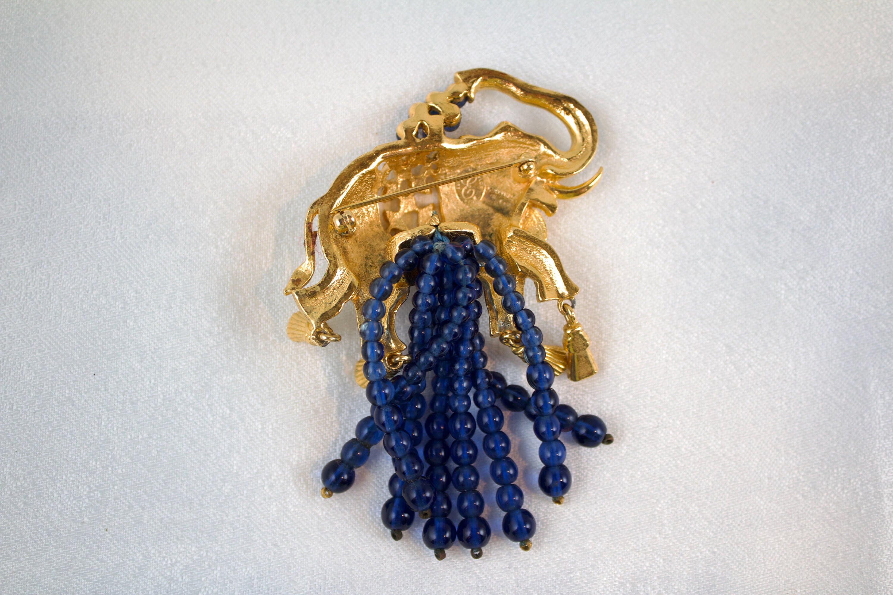1994 Elizabeth Taylor for Avon Elephant Walk Brooch - Etsy