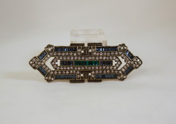 Beautiful Vintage Heidi Daus Art Deco Rhinestone … - image 1