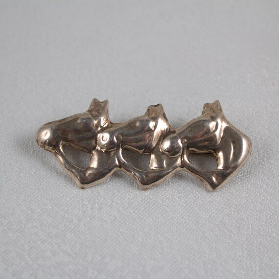 Vintage Taxco Mexico 925 Sterling Three Ponies, T… - image 3