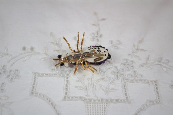Retired U2K Liztech Spider Bug Brooch - image 3