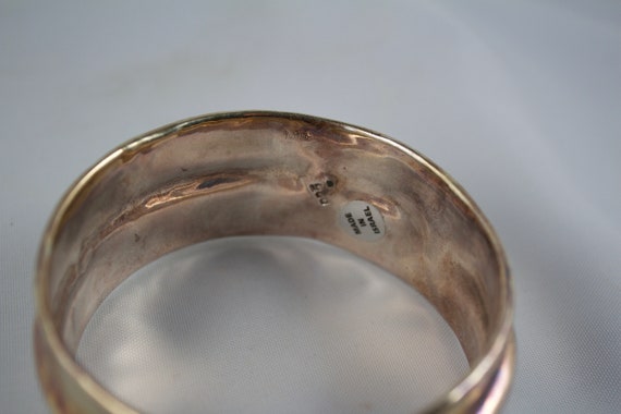 Bat-Ami ハンドクラフト スターリング エレクトロフォーム バングル  