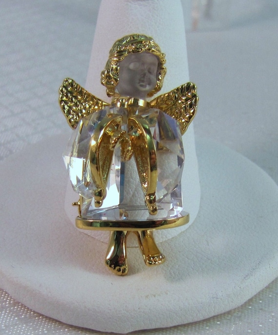 Retired Swarovski Crystal Gold Toned Necklace 992690… Gem