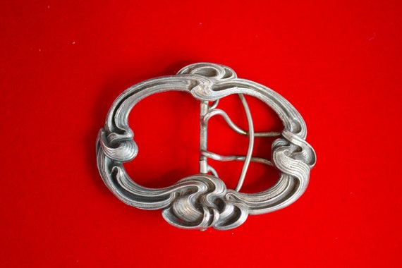 Antique Art Nouveau Two-piece Sterling Sash/belt Buckle (William B. Kerr?) $_57.JPG?set_id=8800005007 main image 3