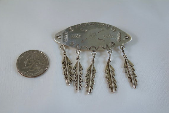 Native American Inspired Sterling Silver Shield B… - image 2