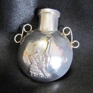 Vintage Peruvian Sterling Amphora, Water Jar, Peru Vessel