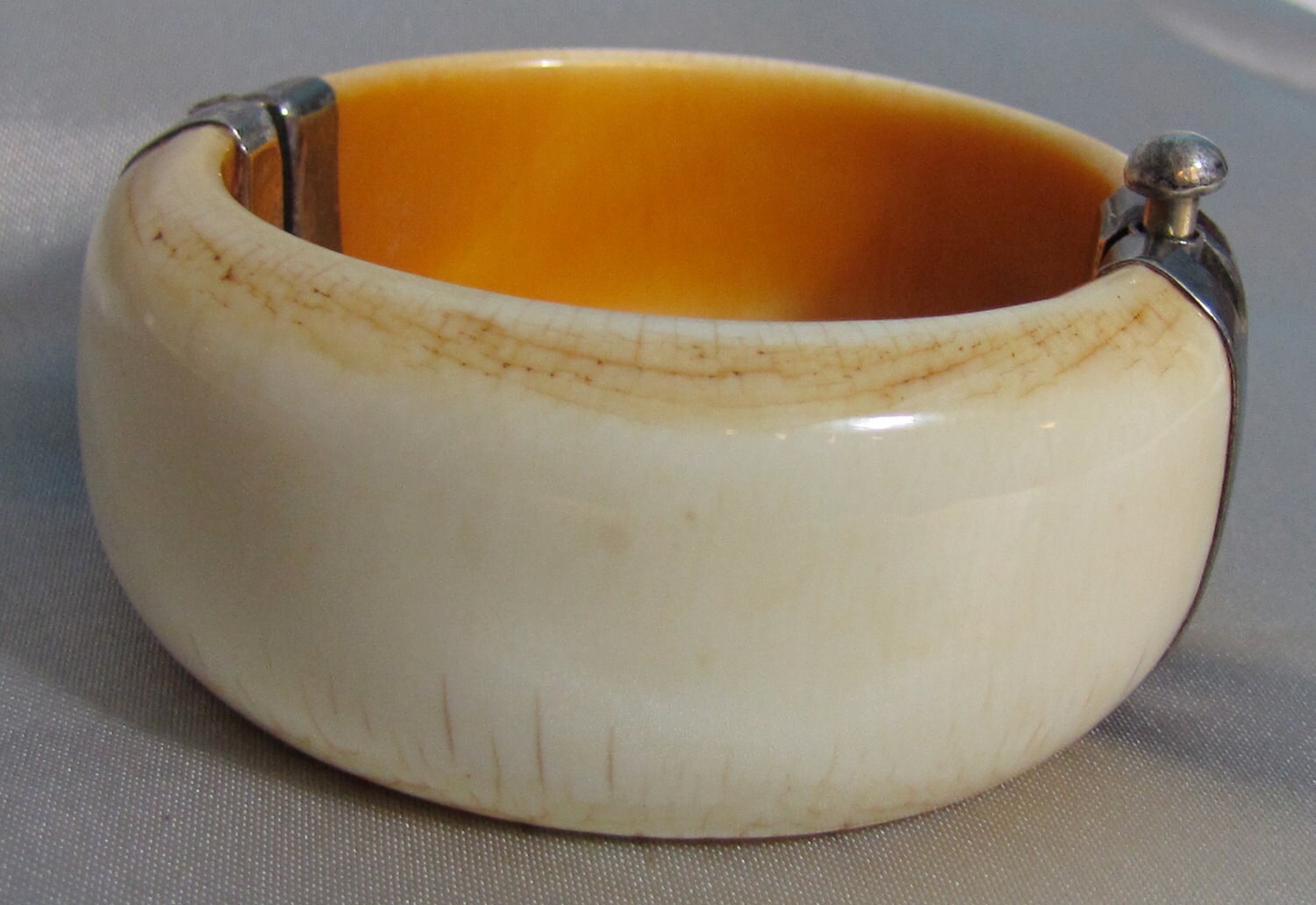 PreBan African Elephant Ivory Bangle Bracelet Etsy