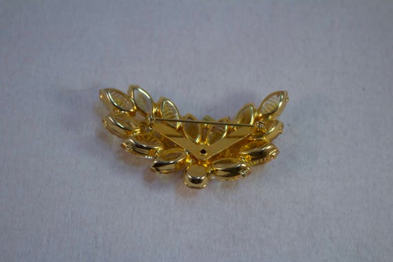 Vintage Juliana, D & E Swag Rhinestone Brooch - image 4