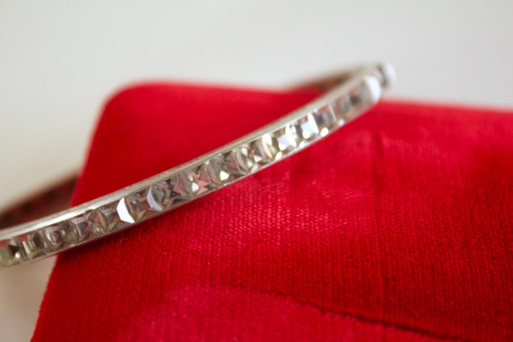 Rare c1929 Art Deco Diamonbar Lady Gloria Hinged … - image 7