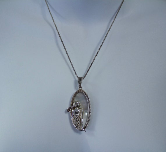 Virgin Mother Mary Horseshoe Pendant Cut Out Diamond-cut Sterling Silver Virgin Mother Mary Horseshoe Pendant Cut Out Diamond-cut Sterling Silver