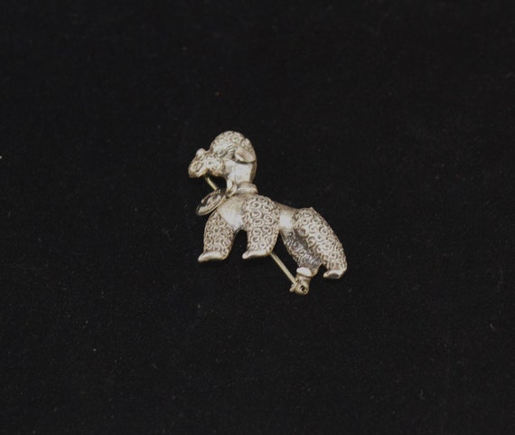 Vintage Danecraft Sterling Silver French Poodle B… - image 4
