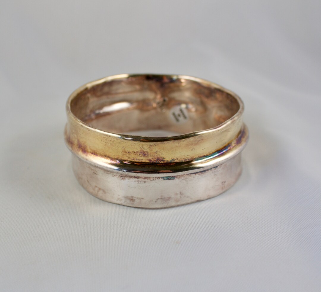 Bat-Ami ハンドクラフト スターリング エレクトロフォーム バングル  