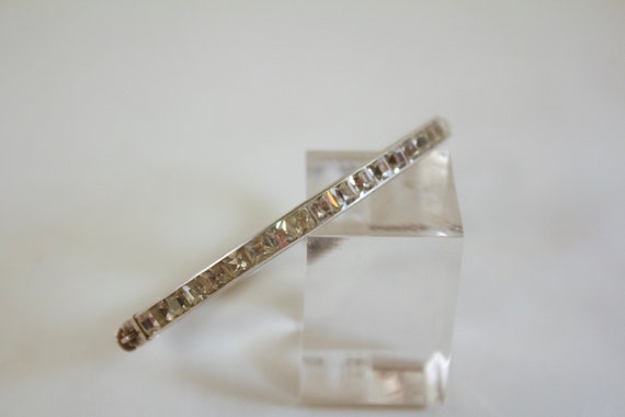 Rare c1929 Art Deco Diamonbar Lady Gloria Hinged … - image 3