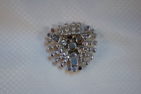 1960's Juliana Topaz and Clear Rhinestone Tiered … - image 3