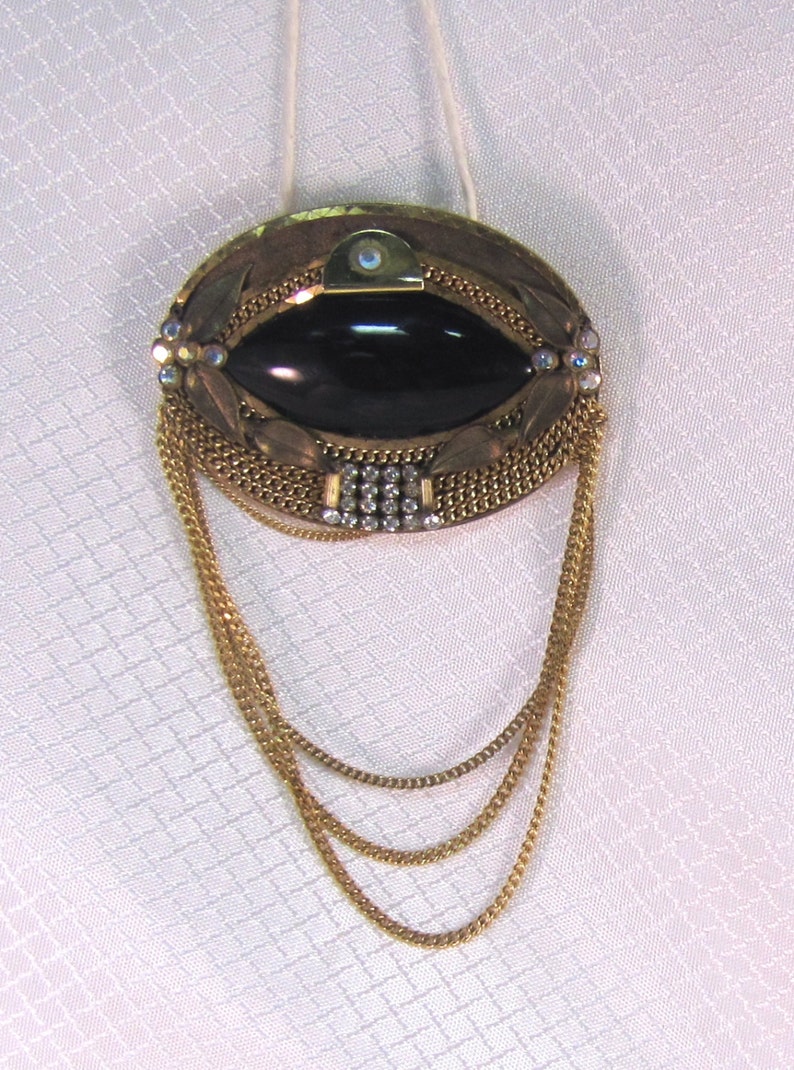 Broche/pendentif Vintage Marena Germany – Ancien, De Designer, En Bon état
