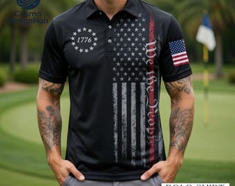 USA 250th Anniversary Polo Shirt, Patriotic 1776 American Flag Polo Shirt Men Women, Independence Day Unisex Polo Tee, Vintage USA Polo Top