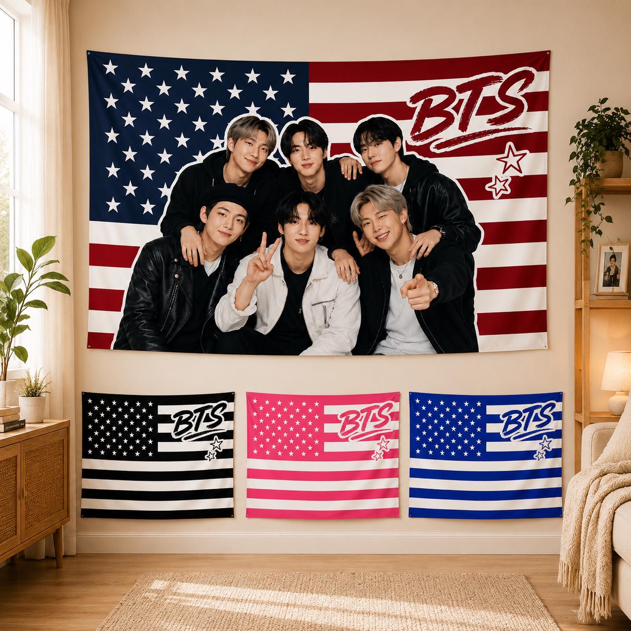Bts Flag for Room - Etsy