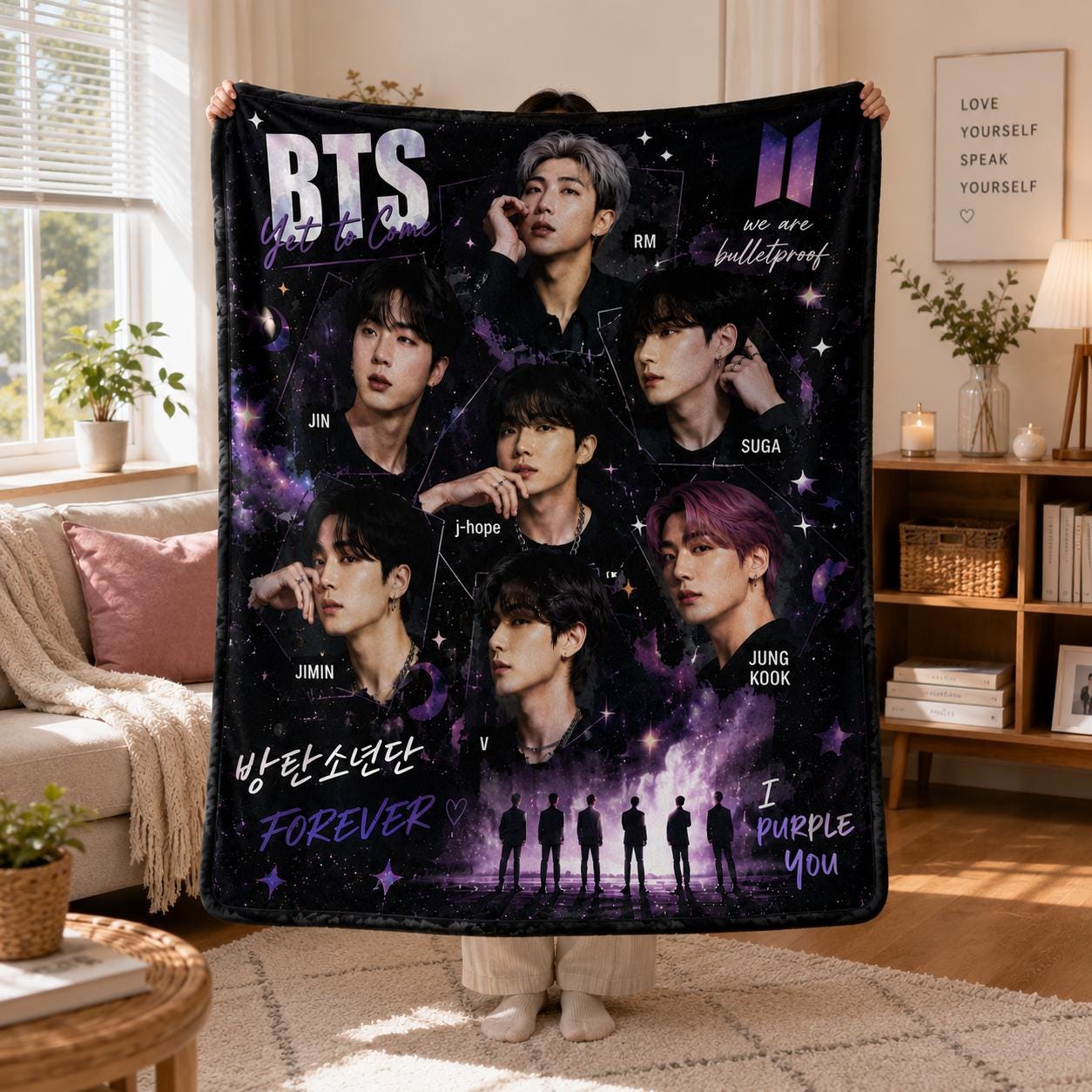 Jimin Throw Blanket - Etsy