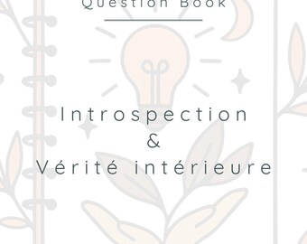 Fragenbuch – Selbstreflexion & Innere Wahrheit | 50 Fragen + 10 Anregungen | Tagebuch zur persönlichen Reflexion | Entwicklungsnotizbuch