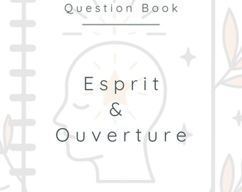 Fragenbuch – Geist & Offenheit | 50 Fragen + 10 KI-gestützte Anregungen | Mentale Klarheit, Kreativität, Denken, Emotionen | Introspektives Tagebuch