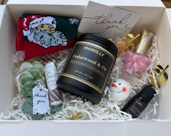 Luxury Christmas Gift Box for Women • Spa Candle Set