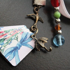 Bookmarker Summer&#39;s Day Baby Pink Velvet
