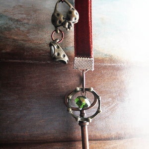 Bookmarker Secret Summer with Brown Velvet