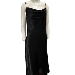 2000s slip dress Vintage 2000s Lace Side Split Mini Slip Dress