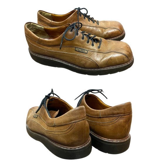 Vintage Mephisto Brown Leather Lace up Oxford Shoes / Mens 10