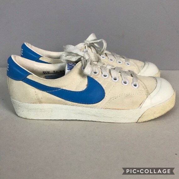 RARE Vintage NOS 1980s 1982 Original Nike White Canvas ...