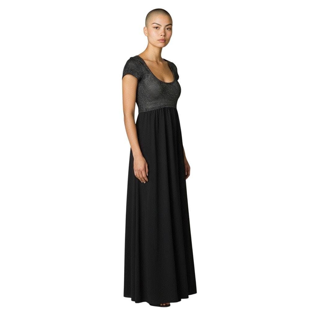 cap sleeve empire waist prom dress Sequin Capped Sleeve Empire Waist Pleated Evening Dress main image 0
