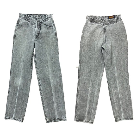 1980s Stone Wash Jeans / 80s Light Acid Wash Jean… - image 5
