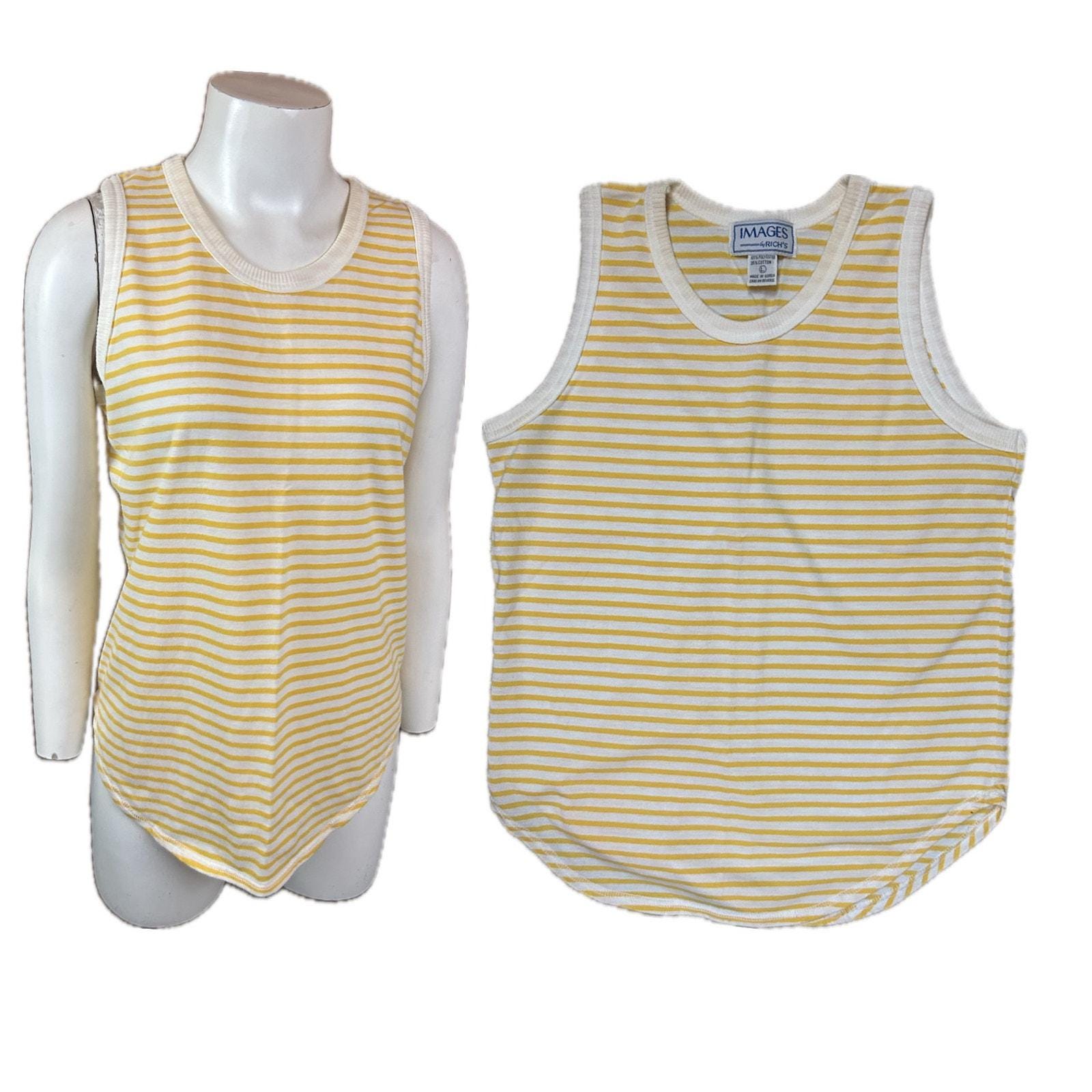 GEOFFREY B.SMALL／sleeveless shirt(stripe Miles the Label Light Grey Yarn-Dye Stripe Girl's Sleeveless