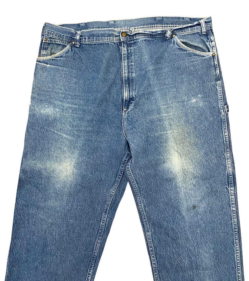 1960s Tuff Nut Denim Jeans / 60s Distressed Work Wear Etsy