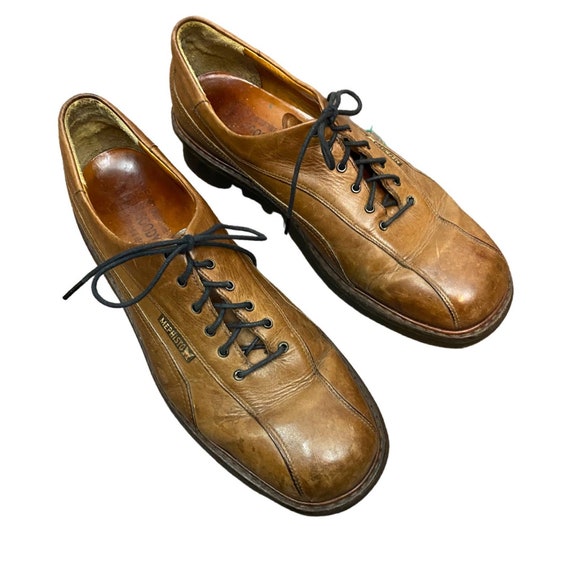 Vintage Mephisto Brown Leather Lace up Oxford Shoes / Mens 10