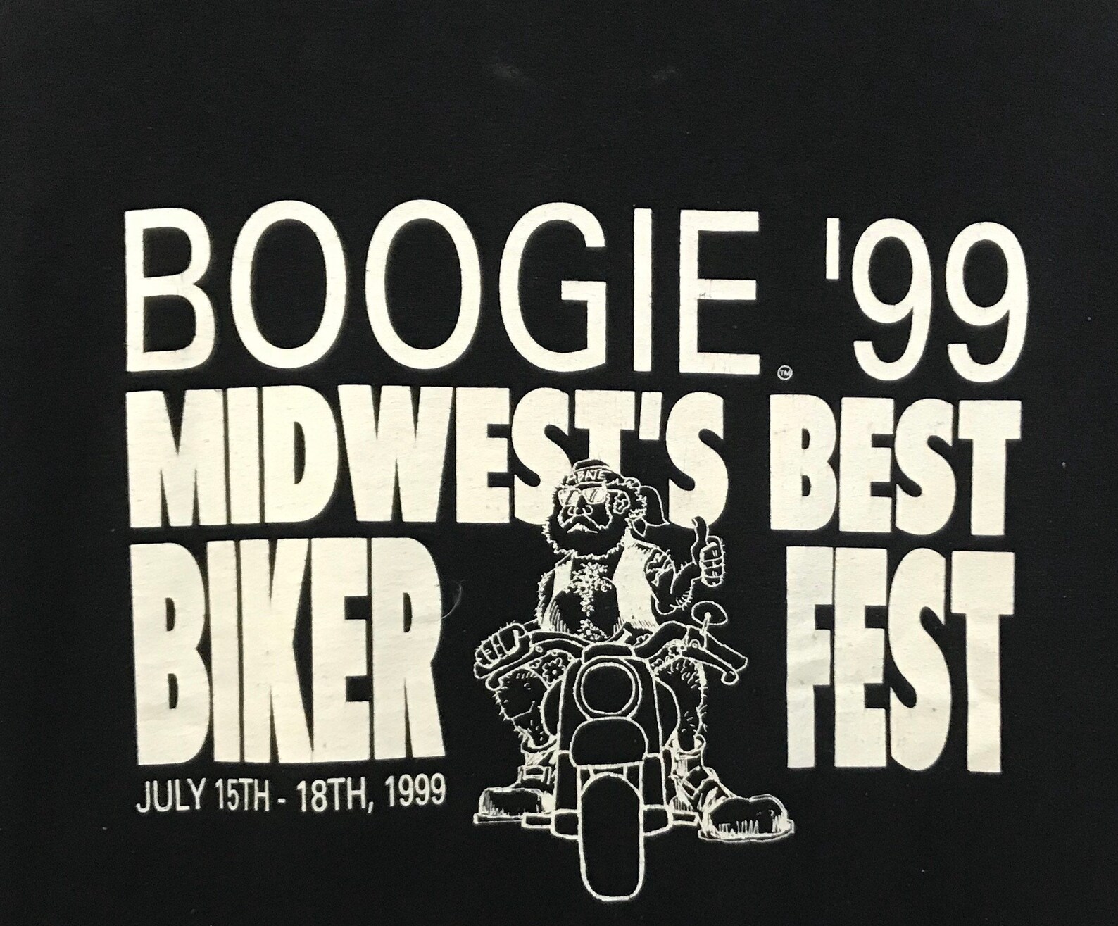 1990s Harley T Shirt / 99 Indiana Boogie Biker Motorcycle Etsy