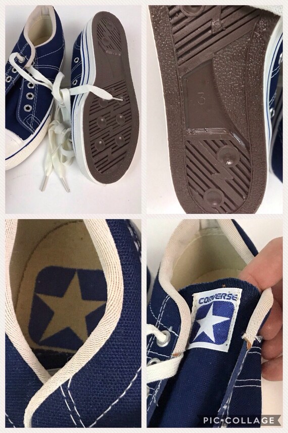 Choose Size Kids / Vintage NOS 1970s Converse Blu… - image 6