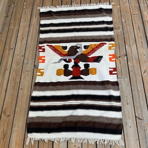 Mexican Thunderbird Woven Blanket - Etsy